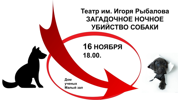 Театр имени Игоря Рыбалова «Загадочное ночное убийство собаки»