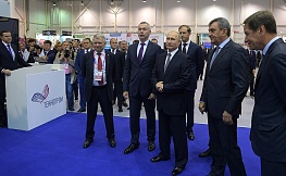 Владимир Путин посетил Новосибирскую область